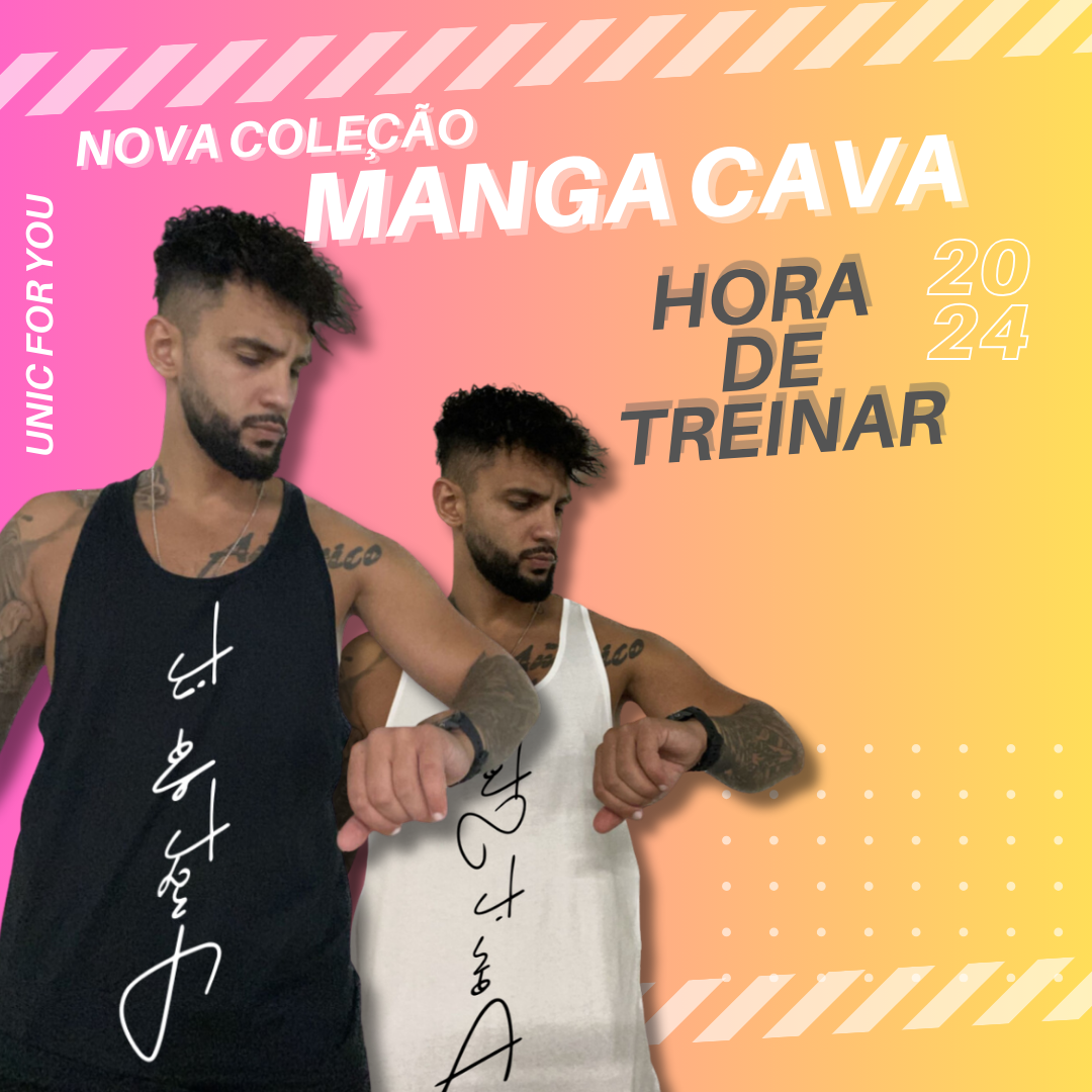 NOVA COLEÇAO MANGA CAVA